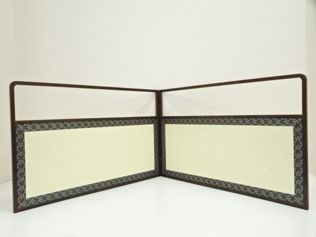 道具 ] - 道具 金砂子遠山・利休梅風炉先屏風（箱付） | ネット